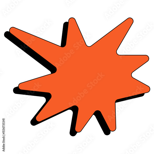 Retro Sticker Element