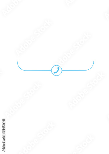 "Phone number text frame – contact info template"