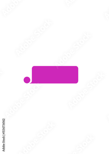 "Social media chat frame – dialogue message template"