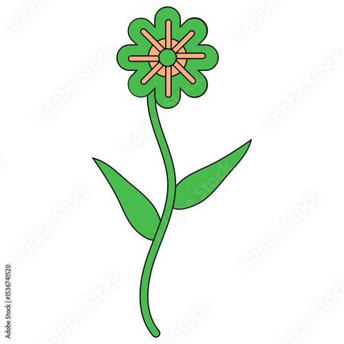 Cute Flower Sticker