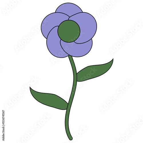 Cute Flower Sticker