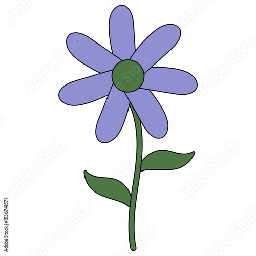 Cute Flower Sticker