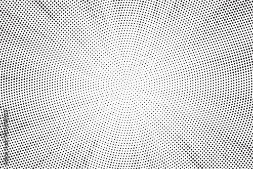 Sun rays halftone background. White and grey radial abstract comic pattern. Vector explosion abstract lines backdrop 
