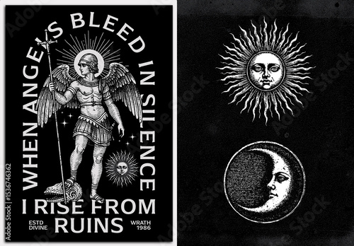 Dark Art Occult Poster Template