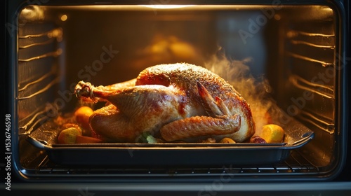 Roasted Turkey in Oven