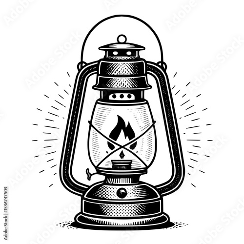 old oil lamp