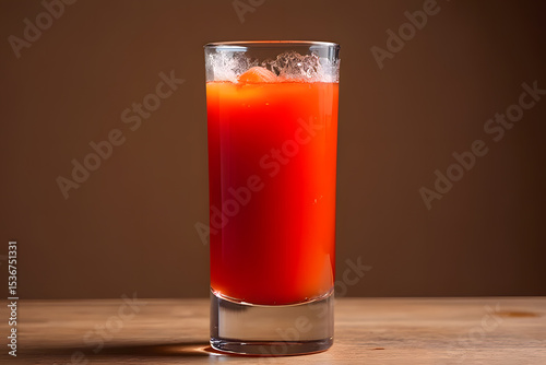 Wallpaper Mural The Blended Tomato Juice in a beautiful tall glass Torontodigital.ca