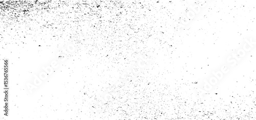 Grunge dust texture on the white background, fine and scattered dust particles, scratches, smudges, and noise with an aged, distressed look.