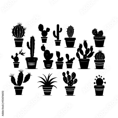 Silhouette design handraw simple design isolated on white backgroun