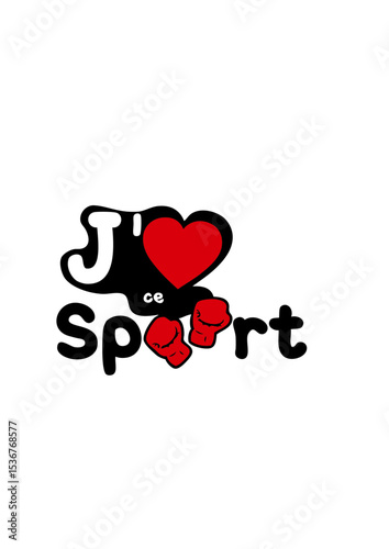 aime love sport boxe boxing gant