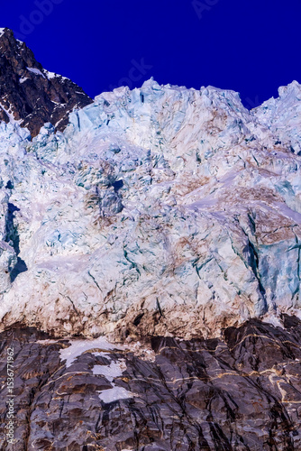 Tinayreglacier, Krossfjord, Arctic, Spitsbergen, Svalbard, Norway, Europe photo