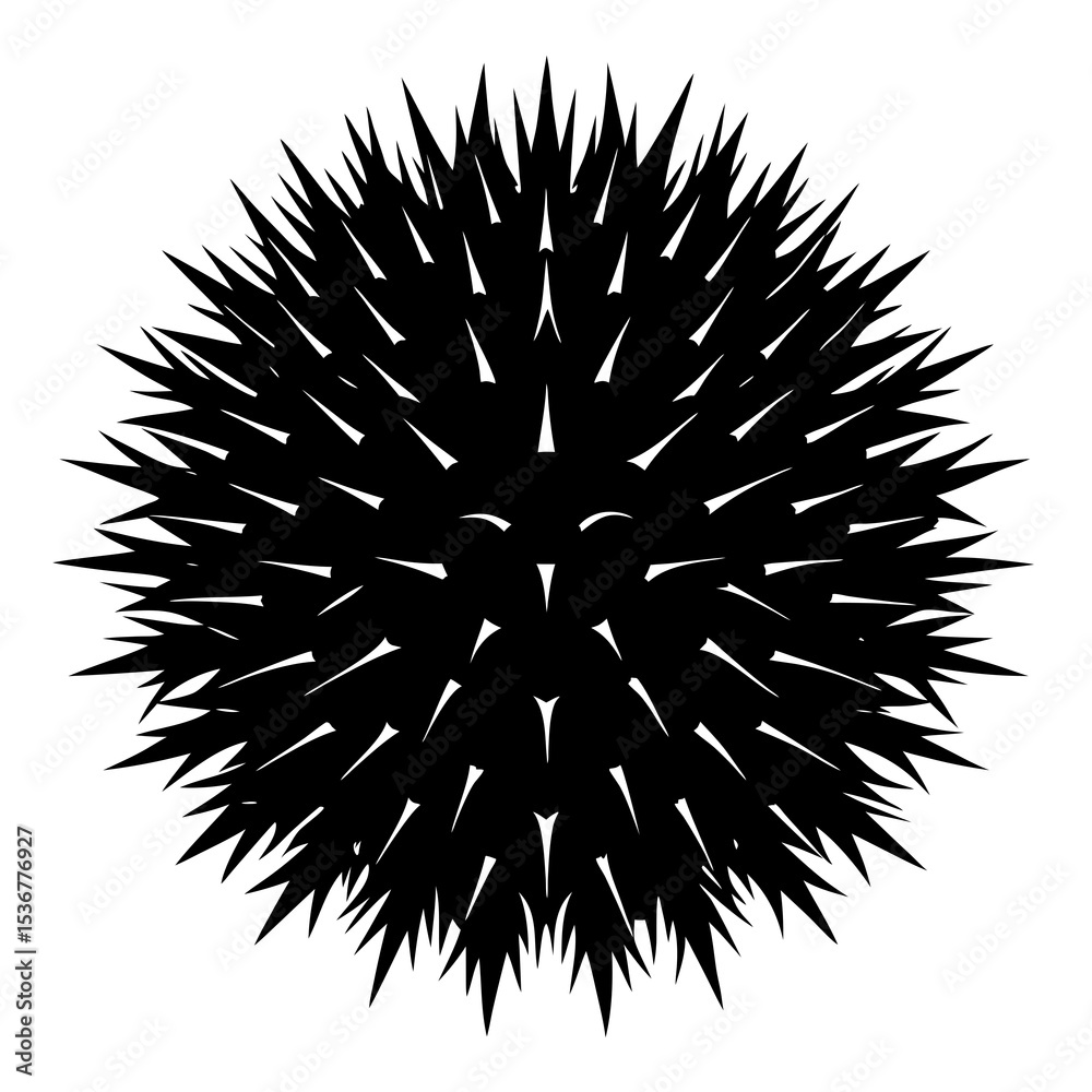 Obraz premium ---------------prickly-shrub----------------------.svg