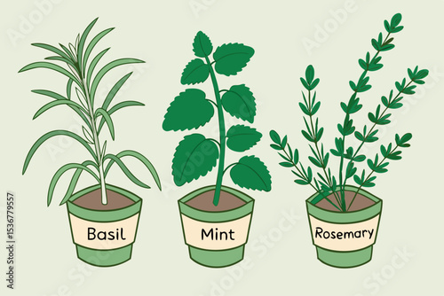 set of plants