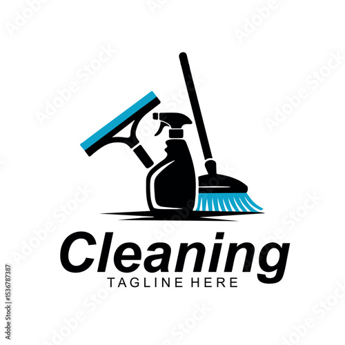 Professional Cleaning Service Logo Design