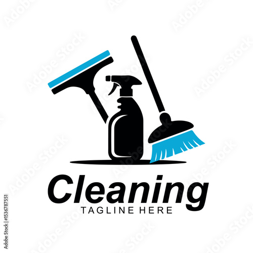 Professional Cleaning Service Logo Design