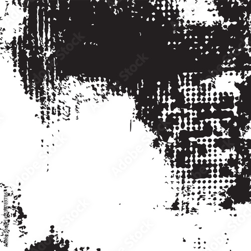 Wallpaper Mural Stunning Black and White Abstract Texture Grunge Design Element Torontodigital.ca
