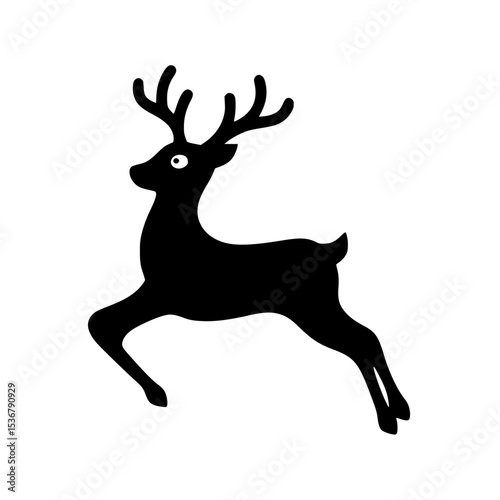deer silhouette vector