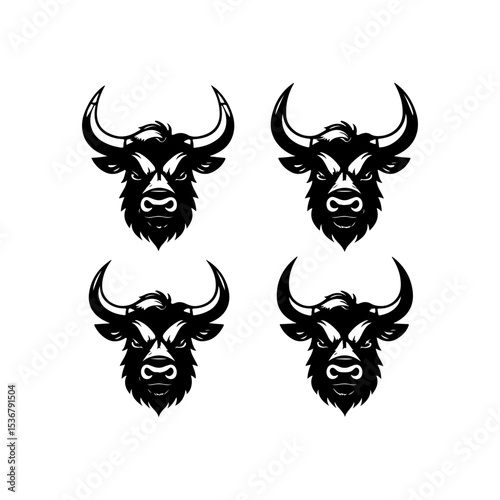 Silhouette Design simple elements isolated on white background simple design