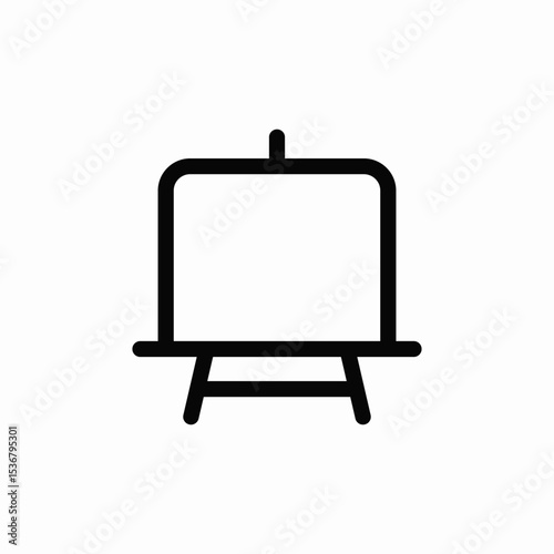canvas art icon sign vector
