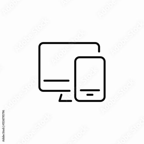 device access icon sign vector