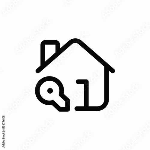house safety icon sign vector