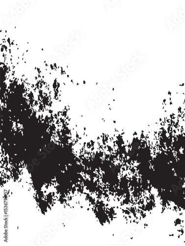 Wallpaper Mural Abstract Black and White Texture Grunge Background Design Element Torontodigital.ca