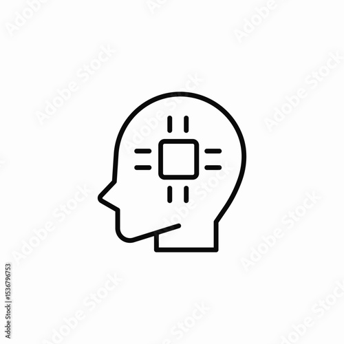 technology engineering icon sign vector