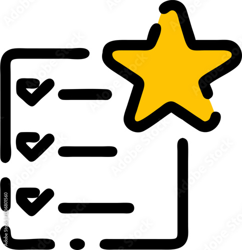 Silhouette of Starburst Over Checklist Icon – Minimal Flat Vector for Task Management, Productivity App, To-Do List UI, Goal Setting, Time Planning, Business Tools, UX Design Elements
