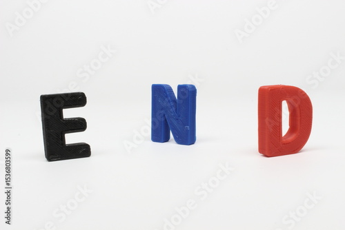 3Dプリンターが作る「END」