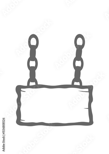 pancarte chaine panneau
