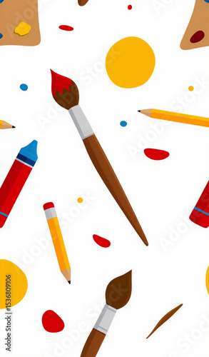 paint brushes and paint