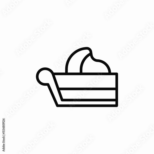cake sweet icon sign vector