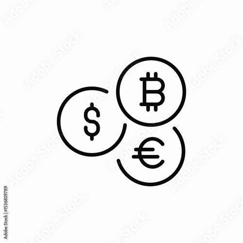 currency available icon sign vector