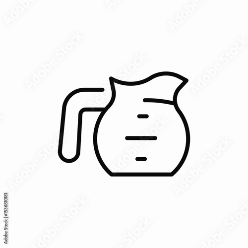 liquid jug icon sign vector