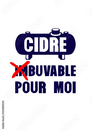 cidre citerne buvable pour moi alcool humour