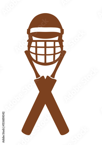 cricket batte casque logo club