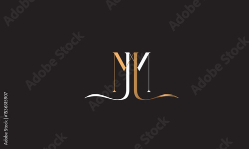 MM, M,  MM , Abstract Letters Logo Monogram	