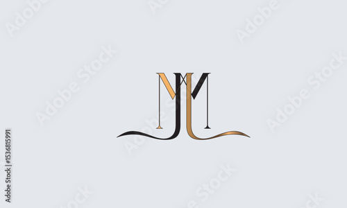 MM, M,  MM , Abstract Letters Logo Monogram	