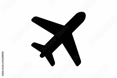Airplane icon. Plane flight pictogram. Transport  symbol travel.