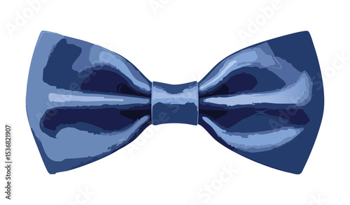 Sophisticated Dark Blue Bowtie Gentleman Accessory