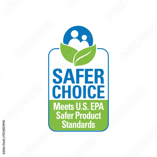 EPA Safer Choice certification logo vector