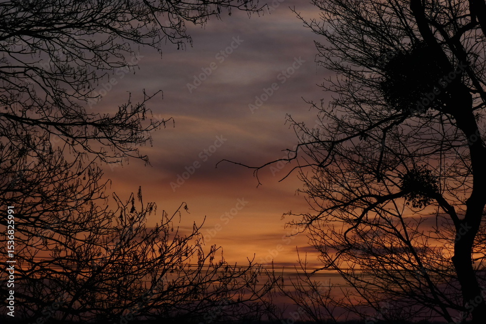 Fototapeta premium the types of sunset/ sunrise