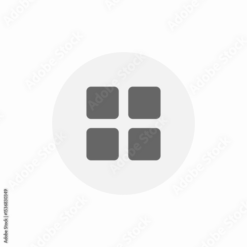 application menu icon sign vector