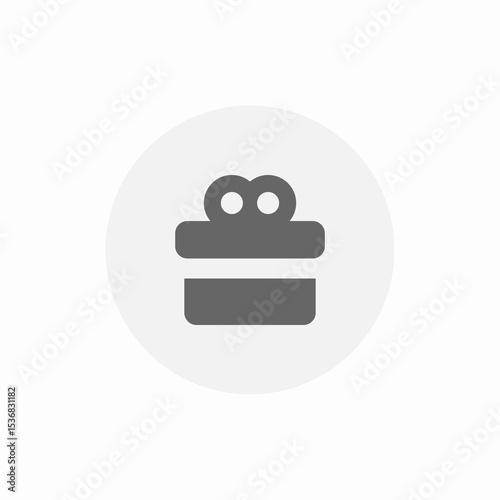 gift wrap icon sign vector