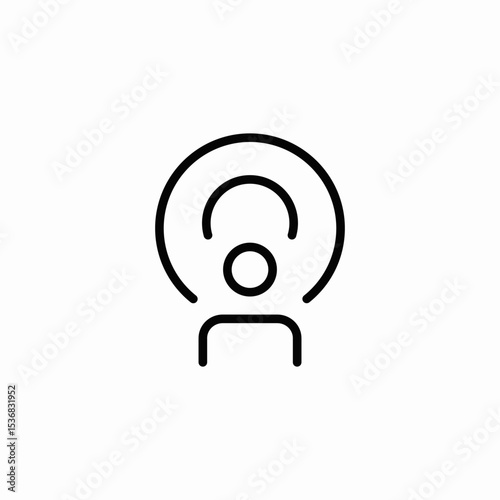 podcast stream icon sign vector