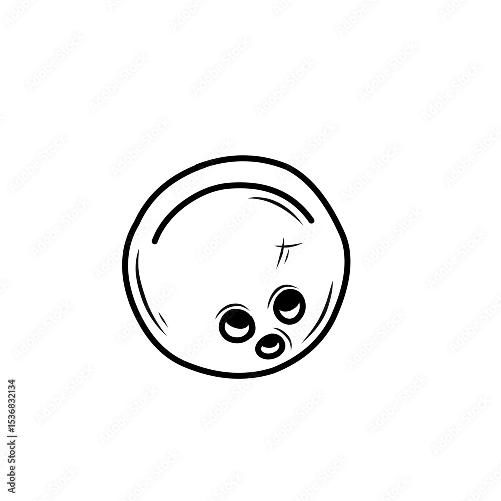 Fototapeta premium handdrawn sport ball 