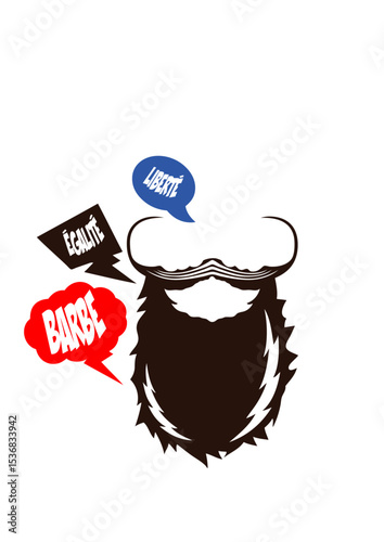 citation barbe liberte egalite barbu bulle humour