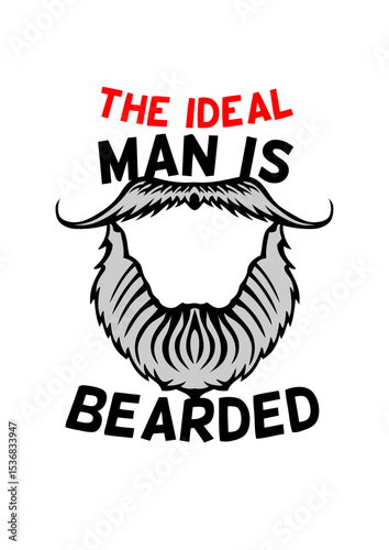 citation barbe ideal man bearded barbu message humour