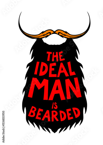 citation barbe ideal man bearded barbu humour