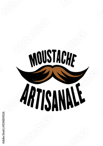 citation moustache artisanale humour drole